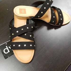 DV Dolce Vita black Masha slide sandal Rack:6:51
